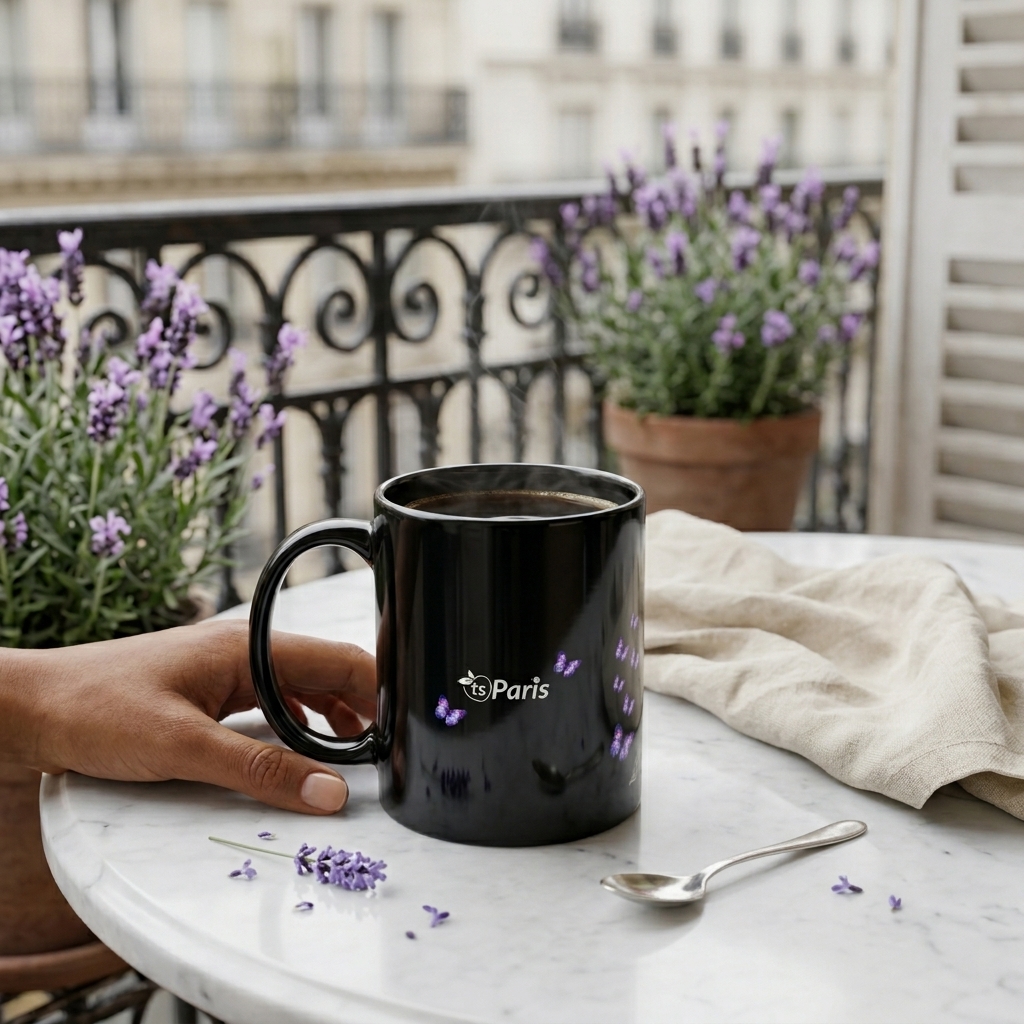 tsgabrielle® • Paris - La Tour Eiffel • Glossy Mug • Black • Ceramic • 2 Sizes - View 14