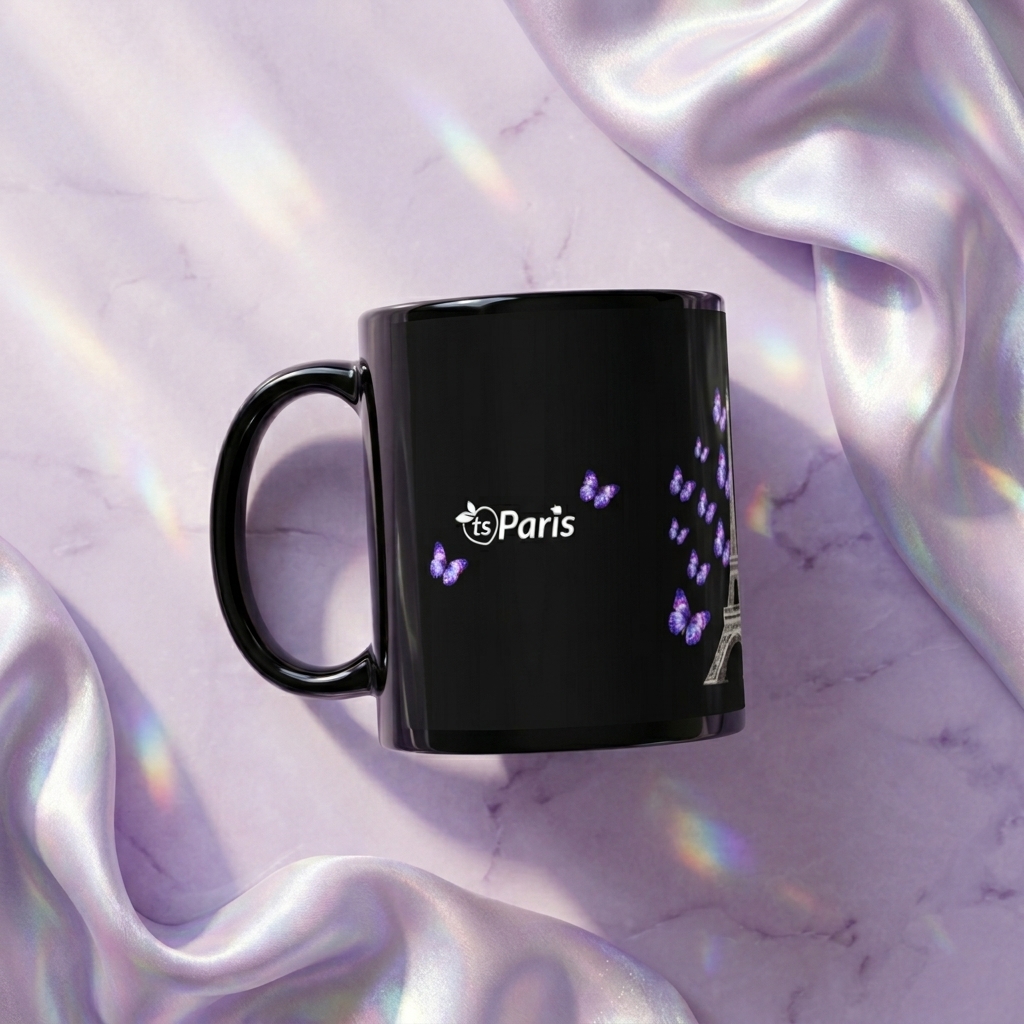 tsgabrielle® • Paris - La Tour Eiffel • Glossy Mug • Black • Ceramic • 2 Sizes - View 6