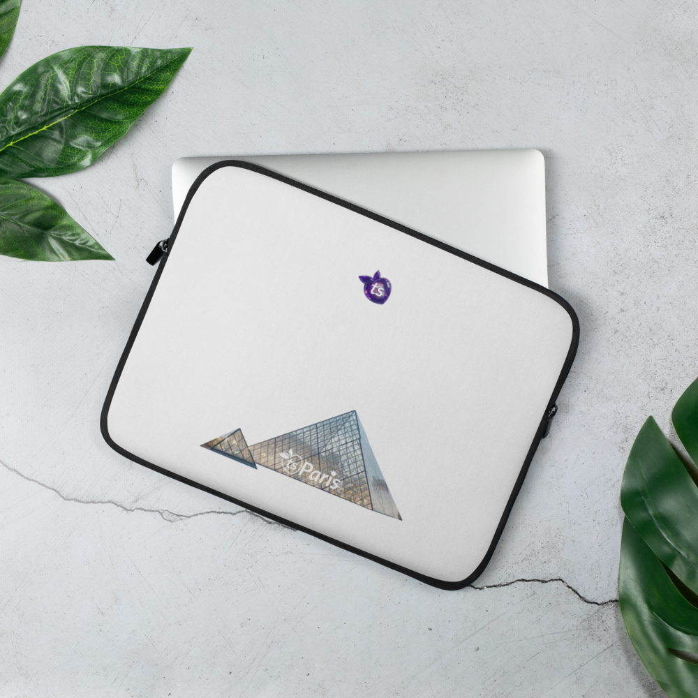 tsgabrielle® • Paris - The Louvre Pyramid • Laptop Sleeve • 2 Sizes - 13" and 15"