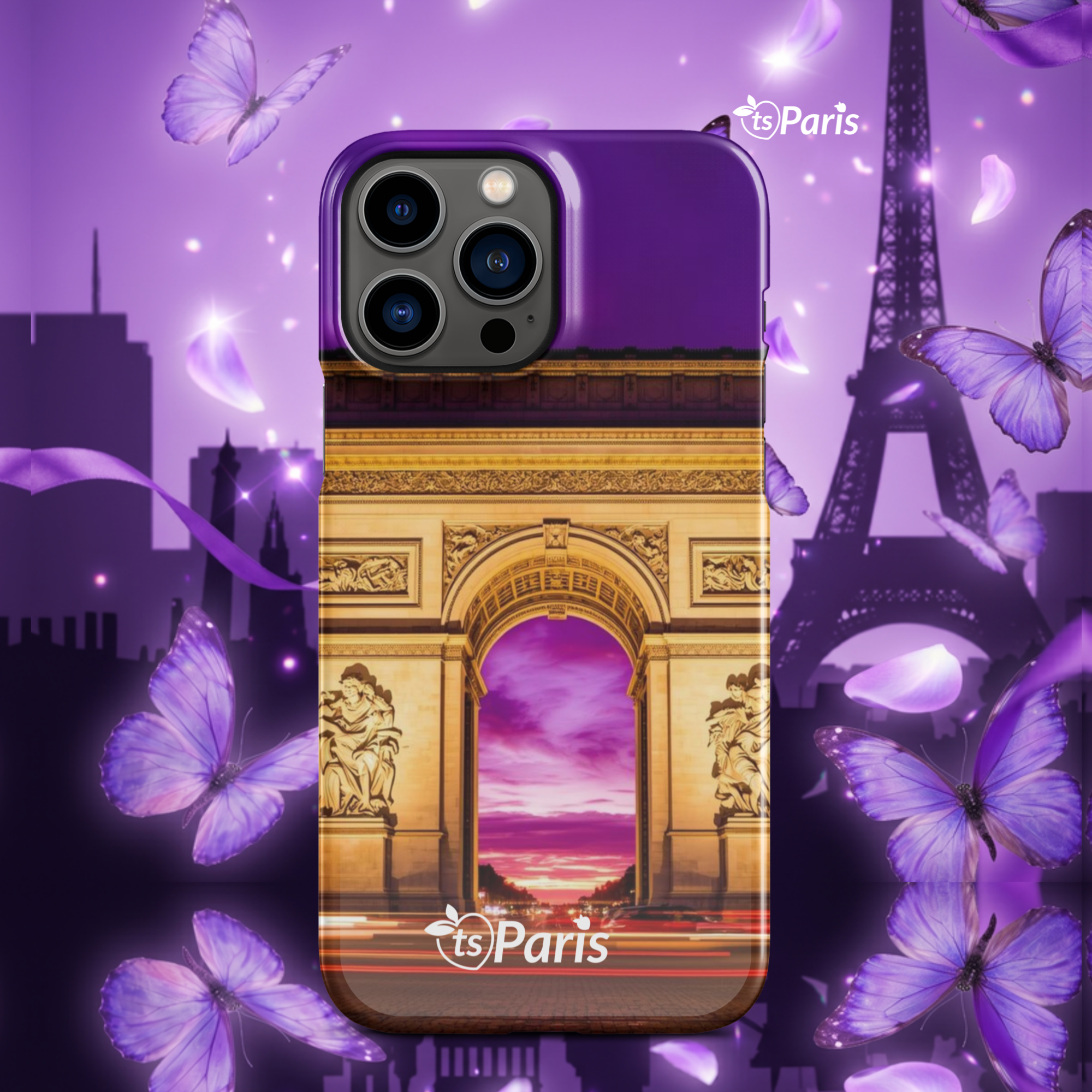 tsgabrielle® • Paris - Arc de Triomphe • Snap Case Compatible with iPhone® • Latest Models