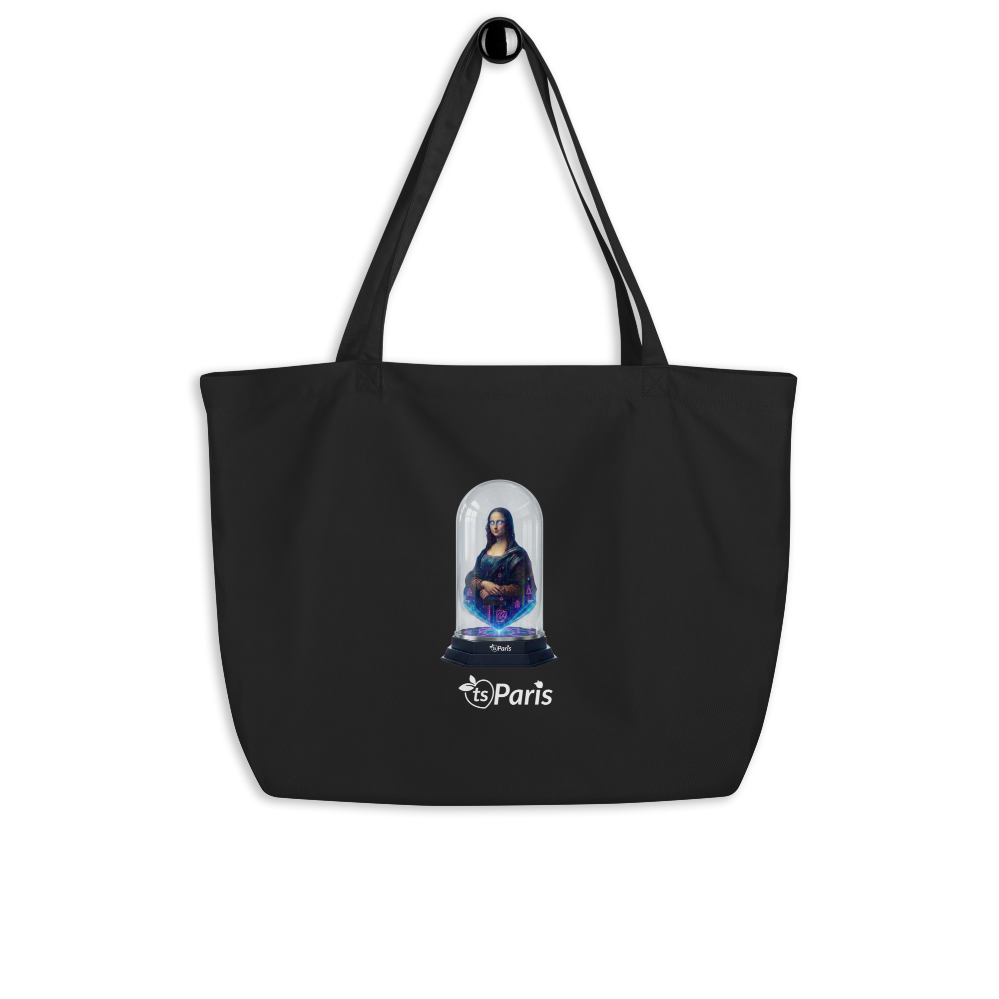 tsgabrielle® • Paris - Da Vinci • Large Tote Bag • Black • Cotton Organic - View 3
