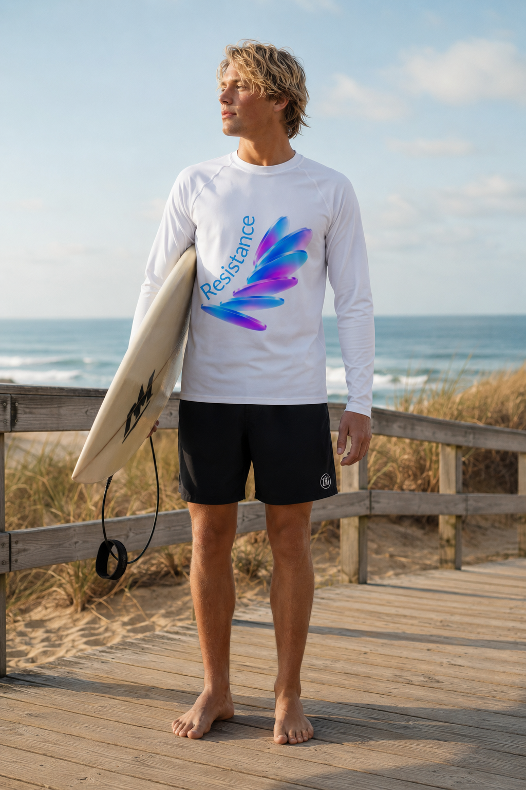 tsgabrielle® • For Him • Pride 26 • Rash Guard • White - View 4