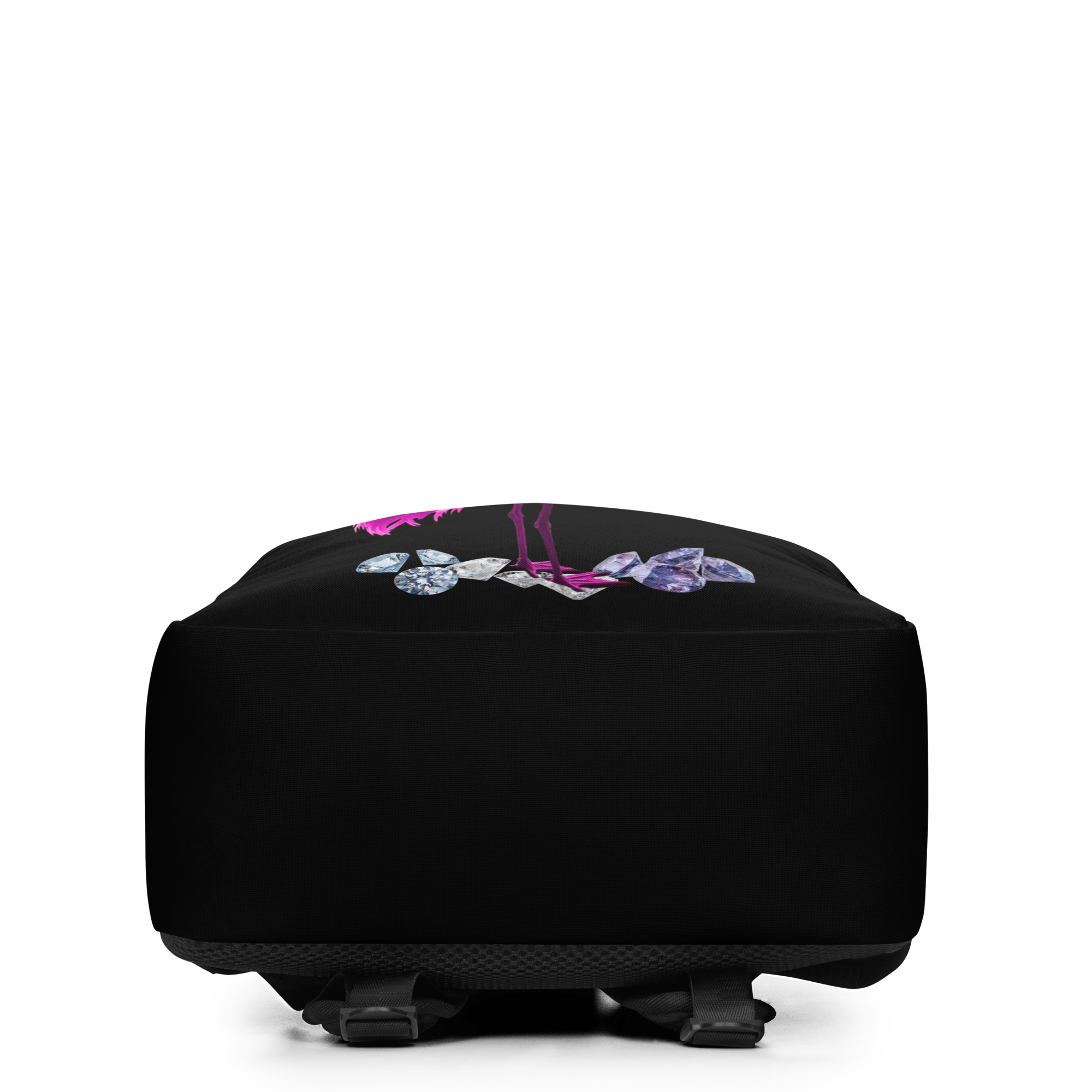 tsgabrielle® • Flamant Rose • Minimalist Backpack • Black - View 5