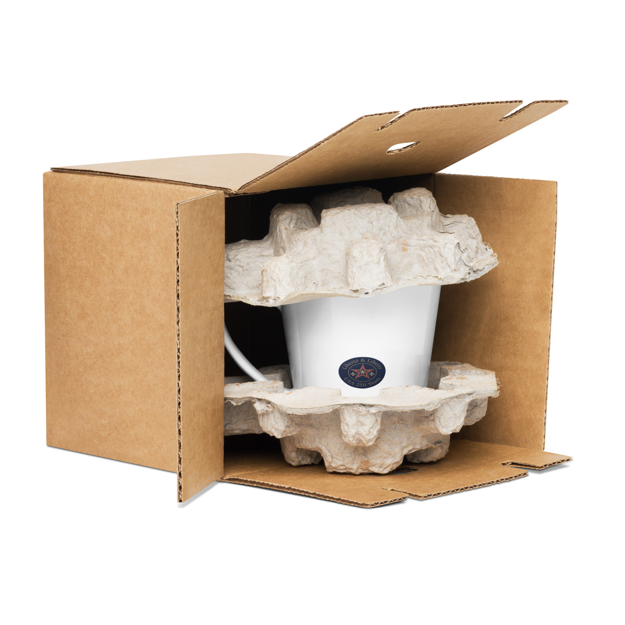 tsgabrielle® • Liberty • Latte Mug • White • 12 oz - View 6