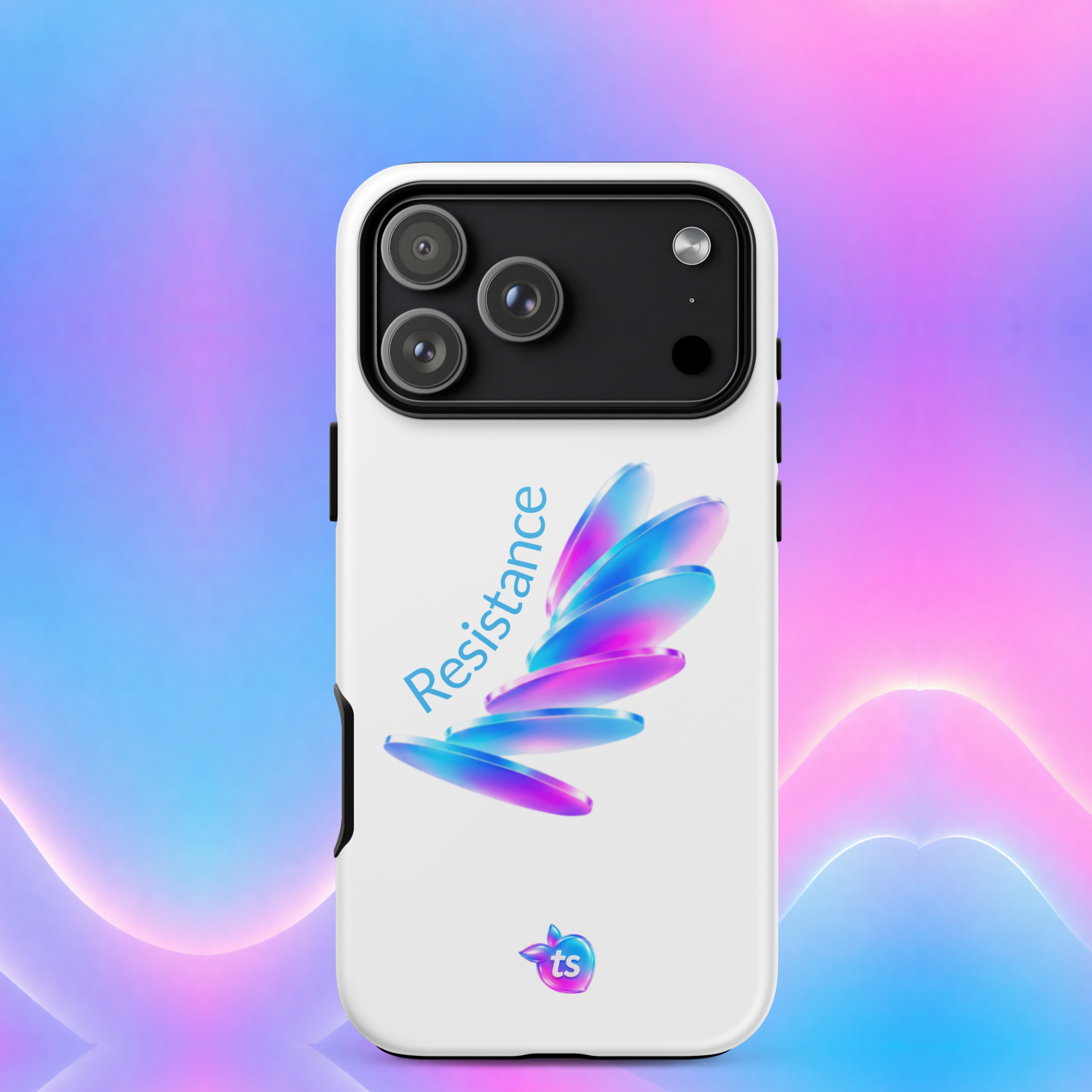 tsgabrielle® • Pride 26 - Resistance • Snap Case Compatible with iPhone® • White • Glossy • Latest Models
