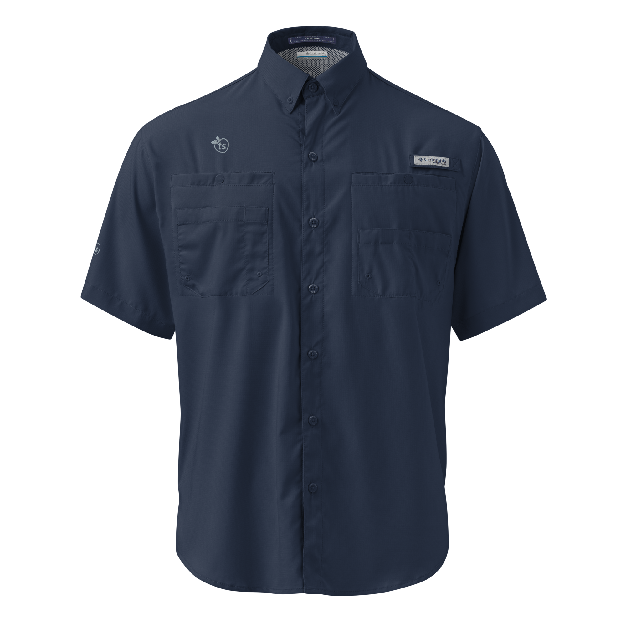 Columbia® by tsgabrielle® • Men's • Short Sleeve Button Shirt • Dark Colors
