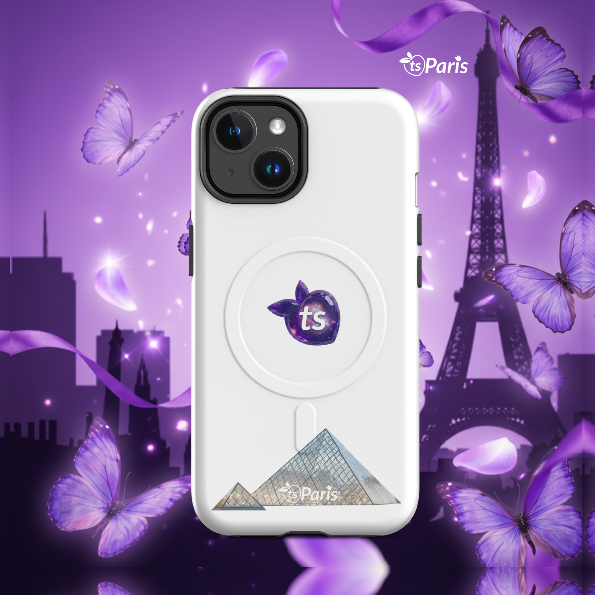 tsgabrielle® • Paris - The Louvre Pyramid • Tough Case • MagSafe® • Compatible with iPhone® • Latest Models - View 4