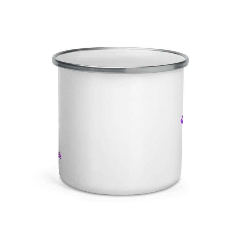 tsgabrielle® • Enamel Mug • White • 12 oz