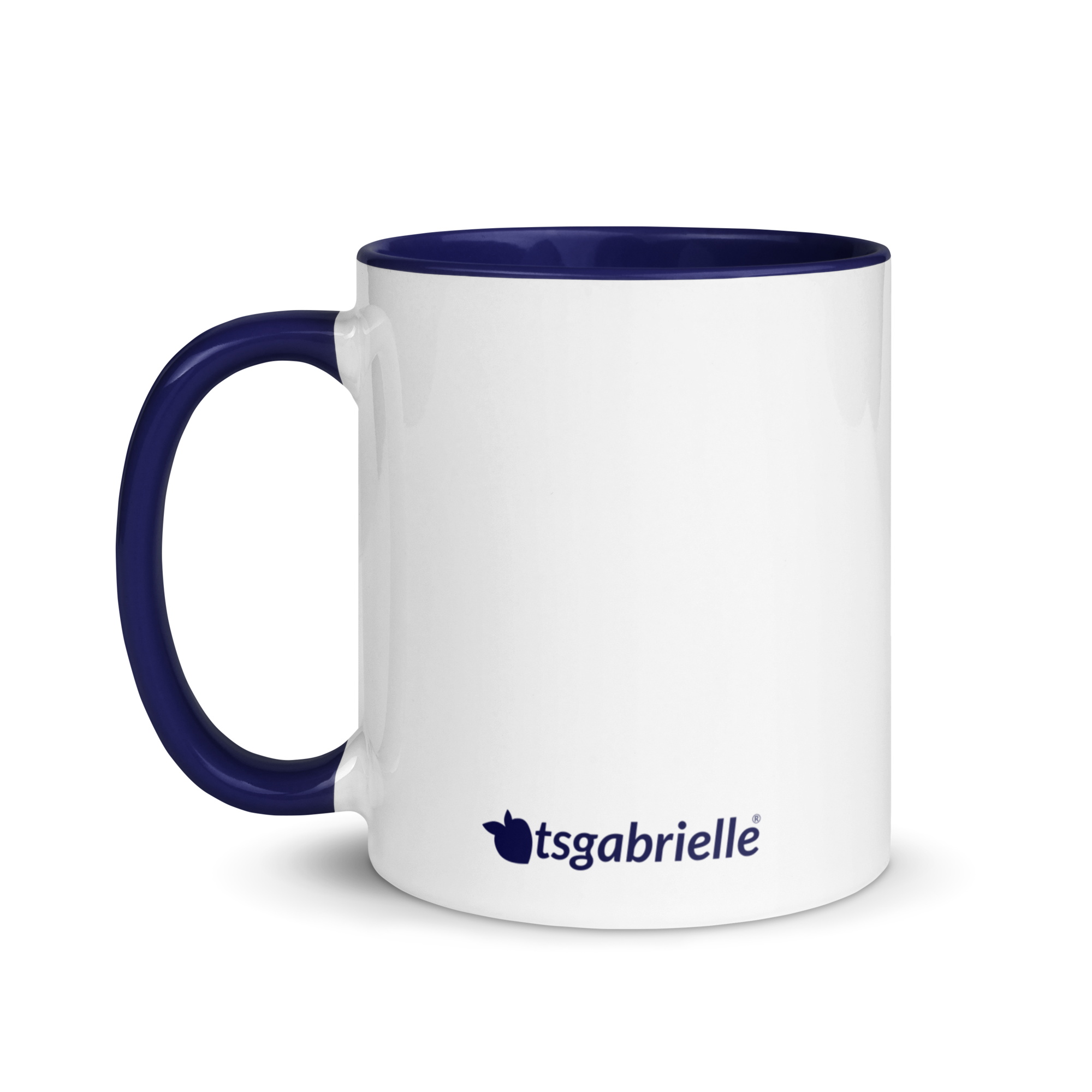 tsgabrielle® • Mug with Color Dark Blue Inside • Ceramic • 11 oz