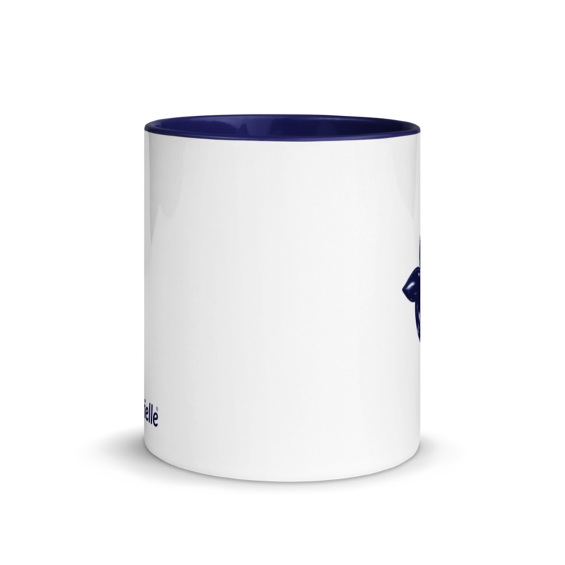 tsgabrielle® • Mug with Color Dark Blue Inside • Ceramic • 11 oz
