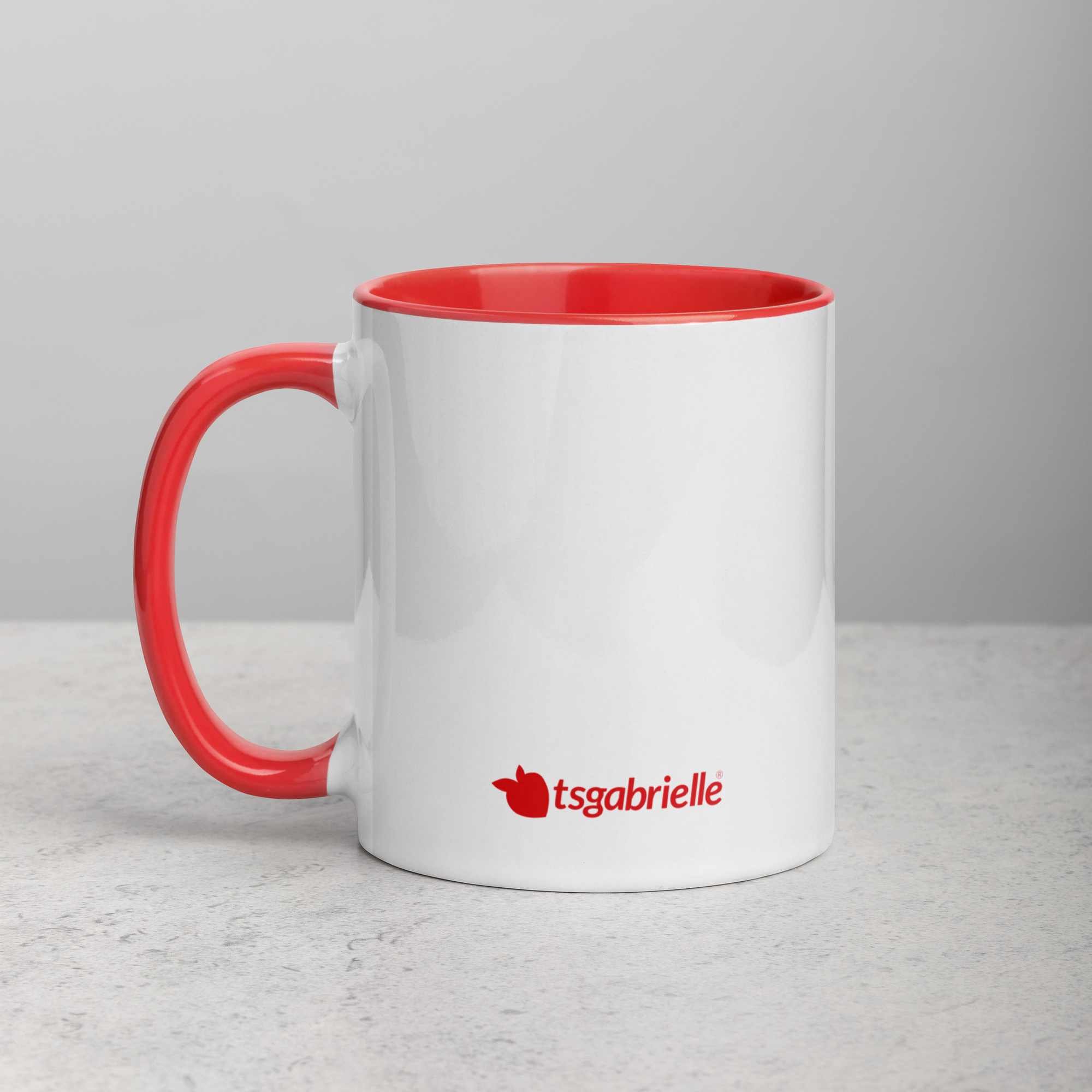 tsgabrielle® • Mug with Color Red Inside • Ceramic • 2 Sizes - View 6