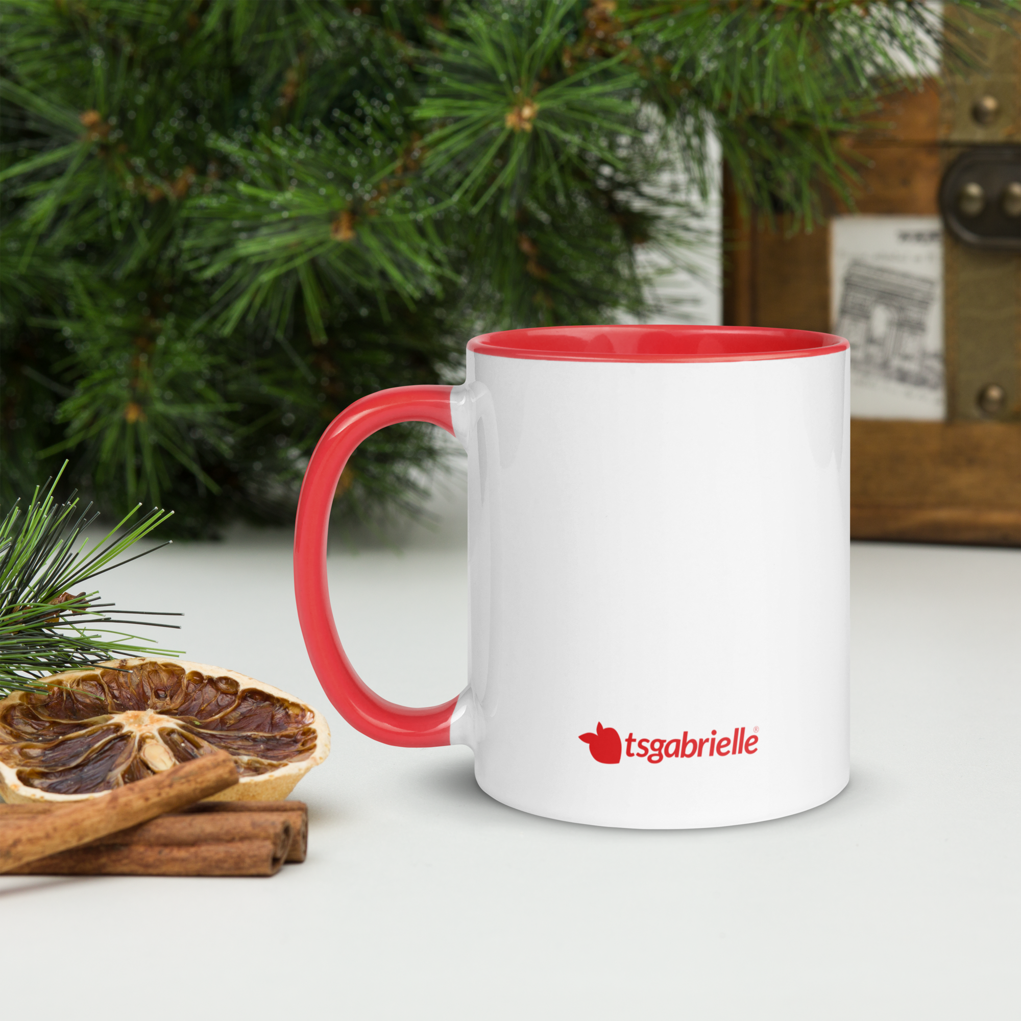 tsgabrielle® • Mug with Color Red Inside • Ceramic • 2 Sizes - View 12