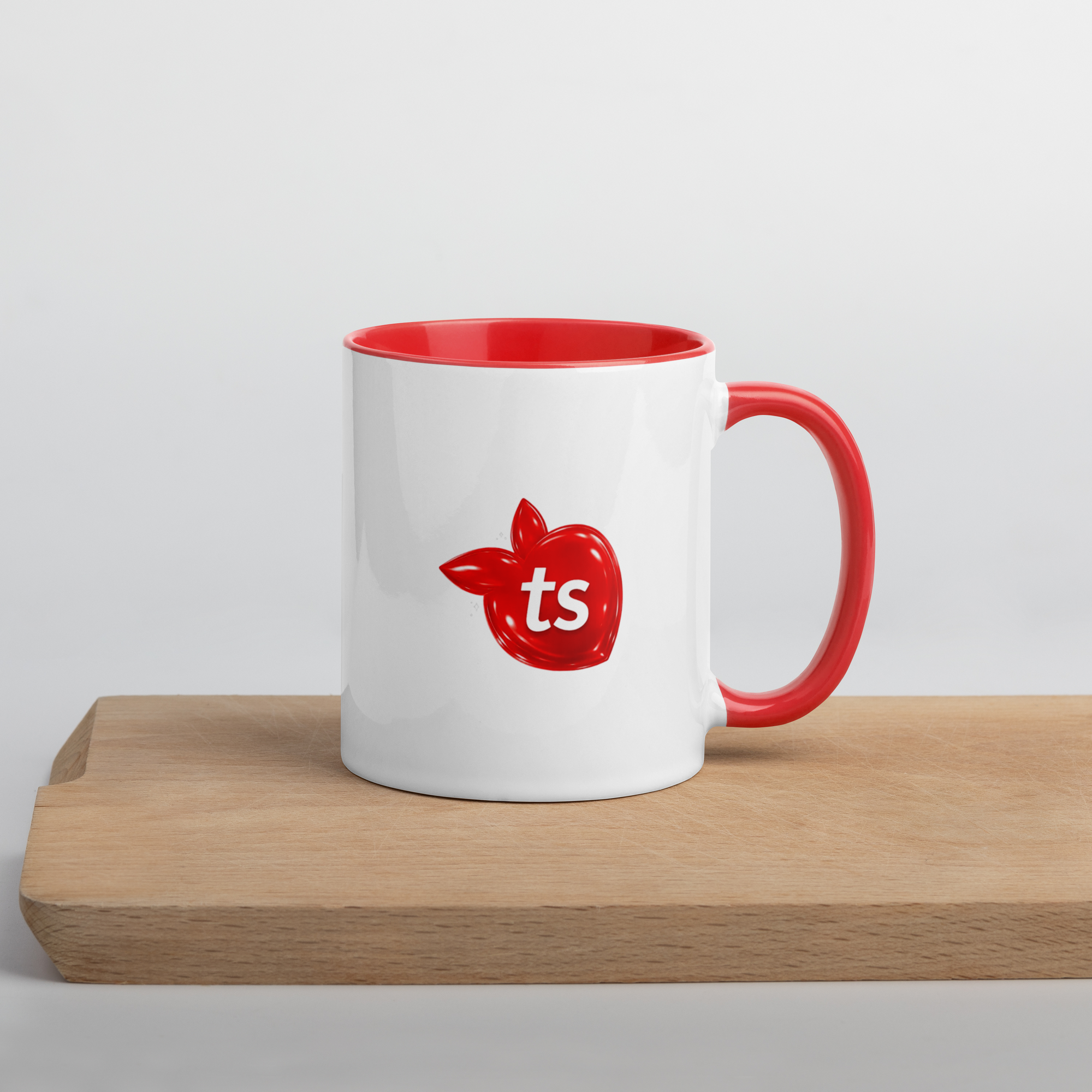 tsgabrielle® • Mug with Color Red Inside • Ceramic • 2 Sizes - View 3