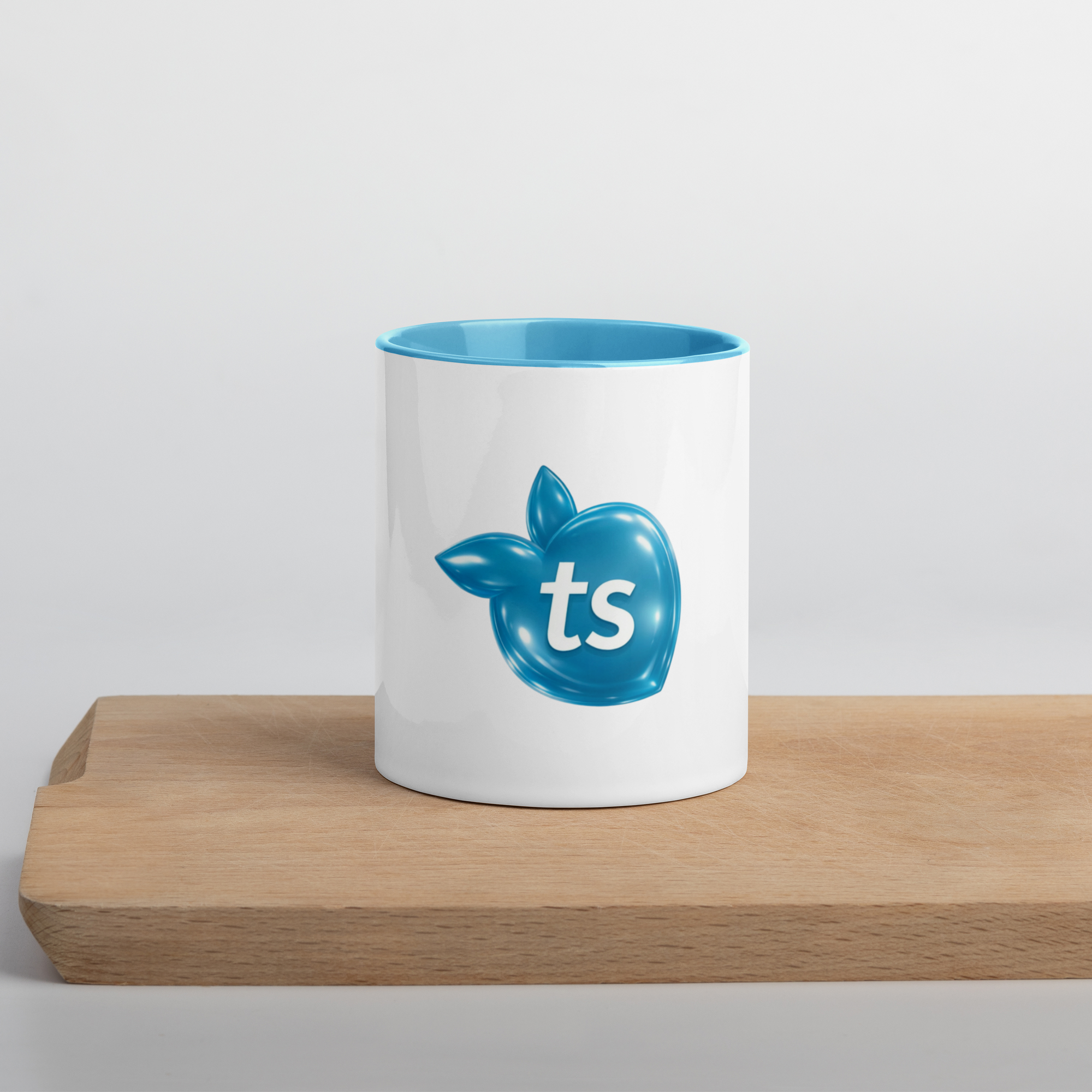 tsgabrielle® • Mug with Color Light Blue Inside • Ceramic • 2 Sizes - View 6