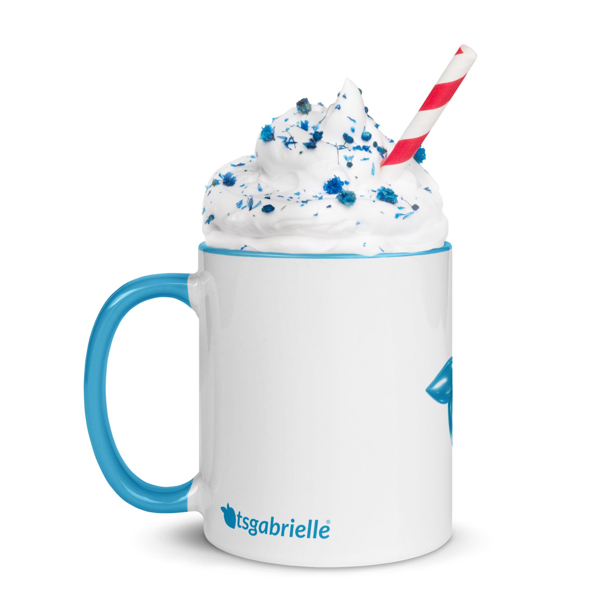 tsgabrielle® • Mug with Color Light Blue Inside • Ceramic • 2 Sizes - View 8