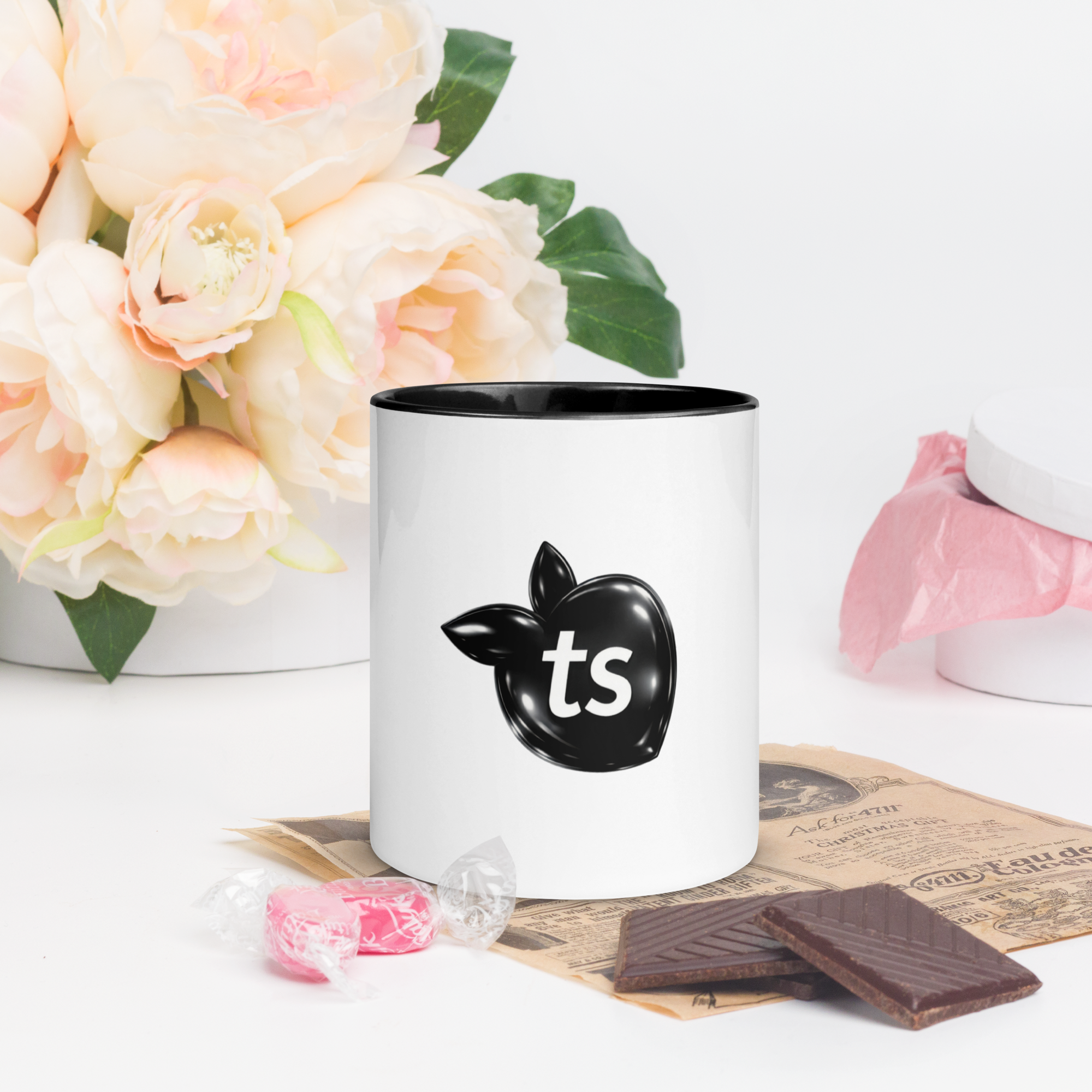 tsgabrielle® • Mug with Color Black Inside • Ceramic • 2 Sizes - View 6